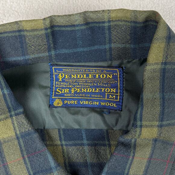 Vintage Pendleton Shirt Men’s Medium Button Up Loop Collar USA - Picture 5 of 10